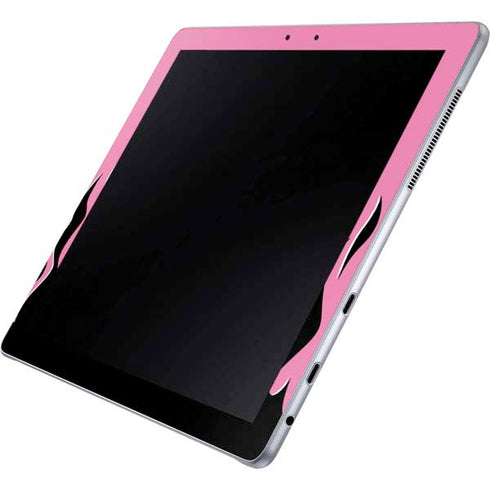 Pink Flames Galaxy Book 12in Skin