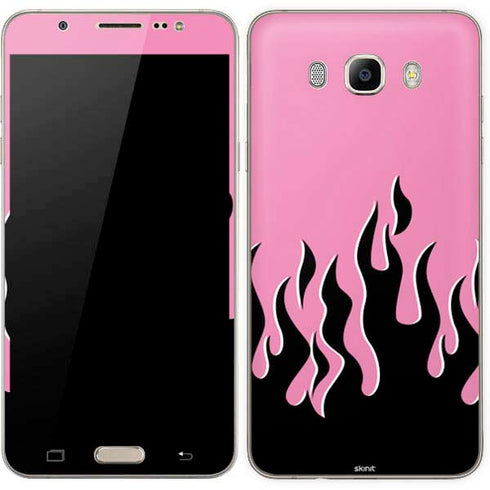Pink Flames Galaxy J7 Skin