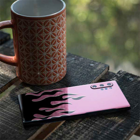 Pink Flames Galaxy Note 10 Plus Skin