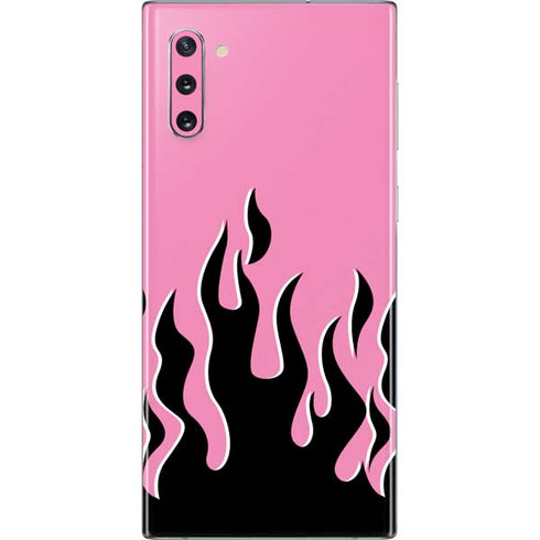 Pink Flames Galaxy Note 10 Skin