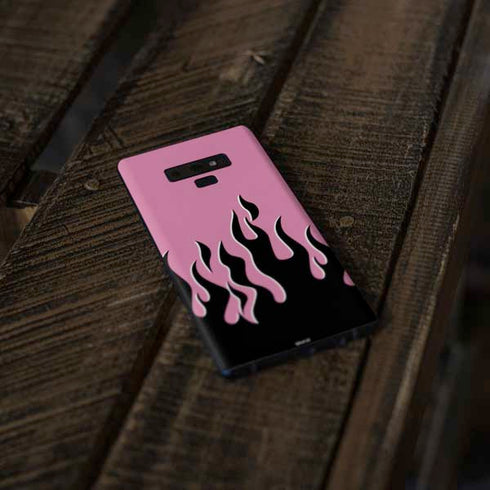 Pink Flames Galaxy Note 9 Skin