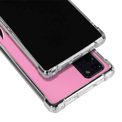 Pink Flames Galaxy Note20 5G Clear Case