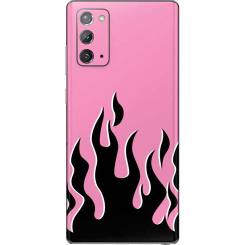 Pink Flames Galaxy Note20 5G Skin