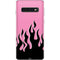 Pink Flames Galaxy S10 Skin