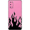 Pink Flames Galaxy S20 Skin