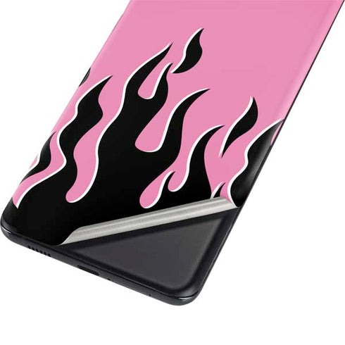 Pink Flames Galaxy S21 5G Skin