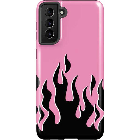 Pink Flames Galaxy S21 Plus 5G Pro Case