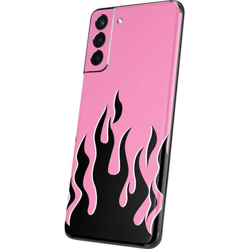 Pink Flames Galaxy S21 Plus 5G Skin