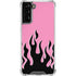 Pink Flames Galaxy S22 Plus Clear Case