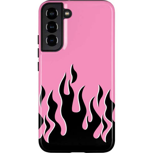 Pink Flames Galaxy S22 Plus Pro Case
