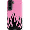 Pink Flames Galaxy S22 Pro Case