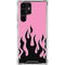 Pink Flames Galaxy S22 Ultra Clear Case