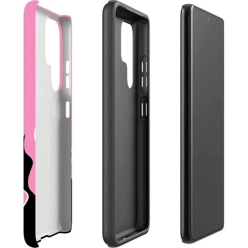 Pink Flames Galaxy S22 Ultra Pro Case