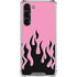 Pink Flames Galaxy S23 Plus Clear Case