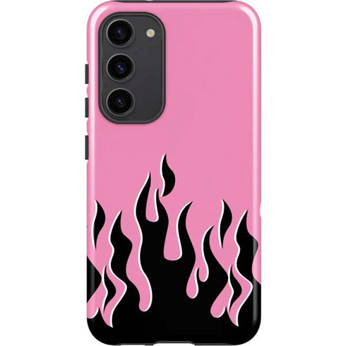 Pink Flames Galaxy S23 Plus Pro Case