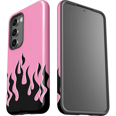 Pink Flames Galaxy S23 Pro Case