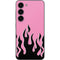 Pink Flames Galaxy S23 Skin