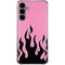 Pink Flames Galaxy S24 Plus Clear Case