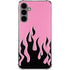Pink Flames Galaxy S24 Plus Clear Case