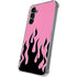 Pink Flames Galaxy S24 Plus Clear Case
