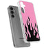 Pink Flames Galaxy S24 Plus Clear Case