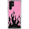 Pink Flames Galaxy S24 Ultra Clear Case