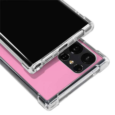 Pink Flames Galaxy S24 Ultra Clear Case