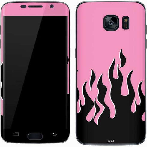 Pink Flames Galaxy S7 Skin