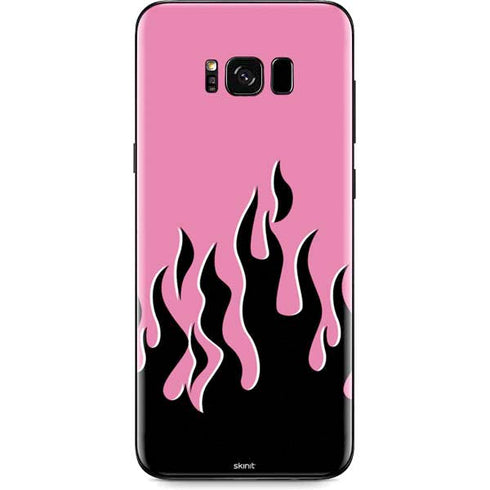 Pink Flames Galaxy S8 Plus Skin