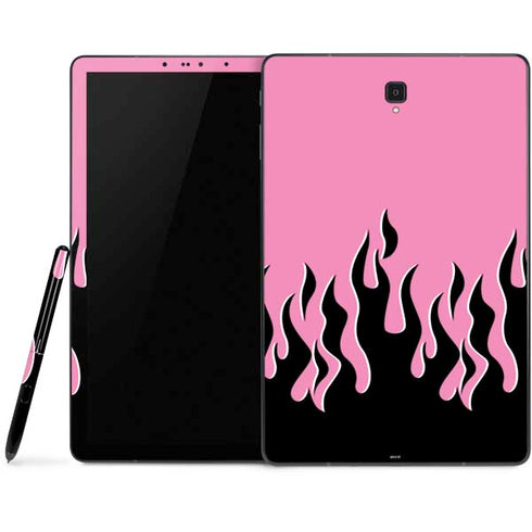 Pink Flames Samsung Galaxy Tab Skin
