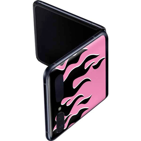 Pink Flames Galaxy Z Flip Skin