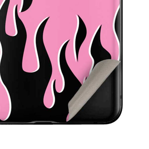 Pink Flames Galaxy Z Flip Skin