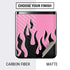 Pink Flames Galaxy Z Flip Skin