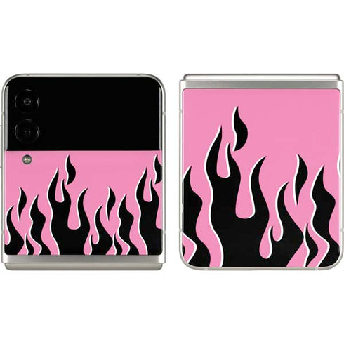 Pink Flames Galaxy Z Flip3 5G Skin