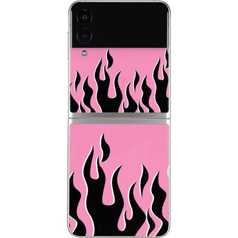 Pink Flames Galaxy Z Flip4 5G Skin