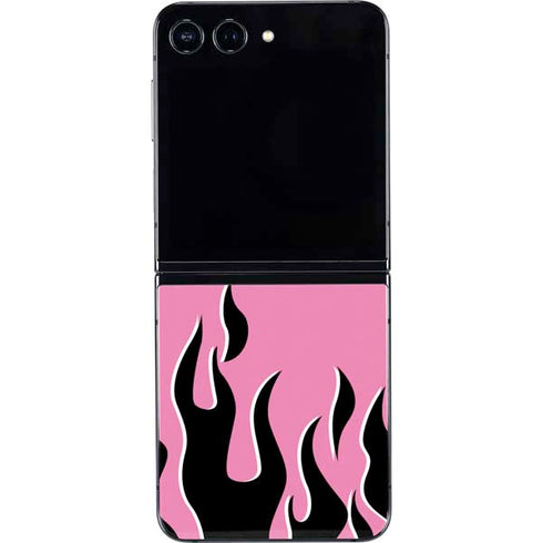 Pink Flames Galaxy Z Flip5 5G Skin