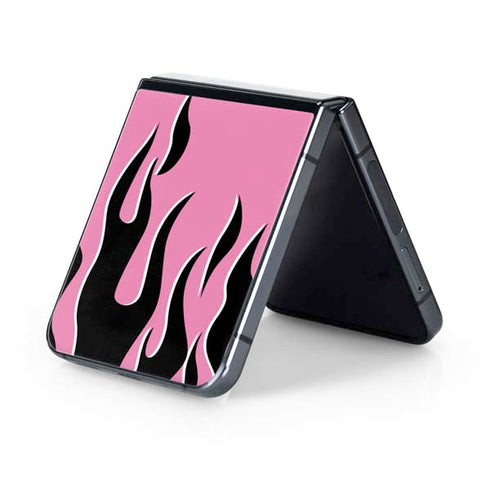 Pink Flames Galaxy Z Flip5 5G Skin