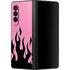 Pink Flames Galaxy Z Fold3 5G Skin