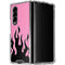 Pink Flames Galaxy Z Fold4 5G Clear Case