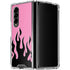 Pink Flames Galaxy Z Fold4 5G Clear Case
