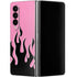 Pink Flames Galaxy Z Fold4 5G Skin