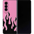 Pink Flames Galaxy Z Fold4 5G Skin