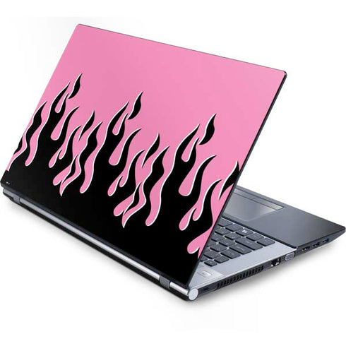 Pink Flames Generic Laptop Skin