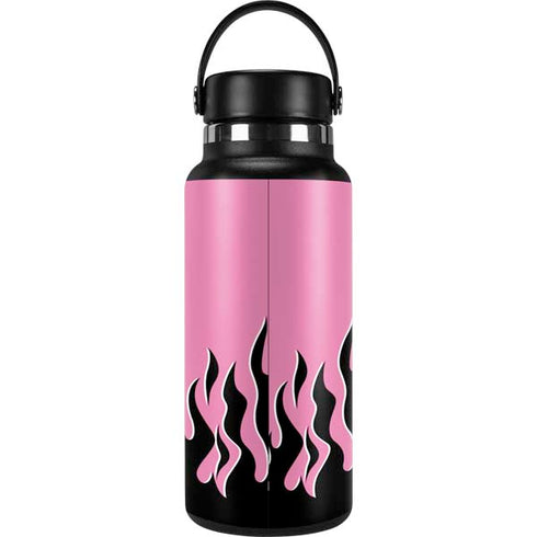 Pink Flames Hydro Flask 32oz Wide Mouth Skin