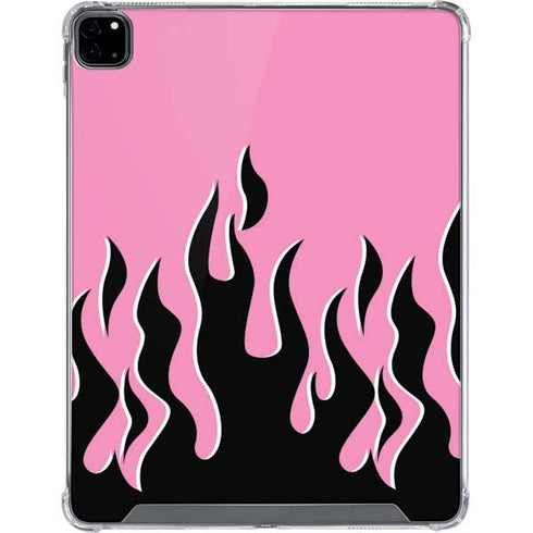 Pink Flames iPad Pro 12.9in (2020) Clear Case