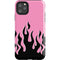 Pink Flames iPhone 11 Pro Max Impact Case
