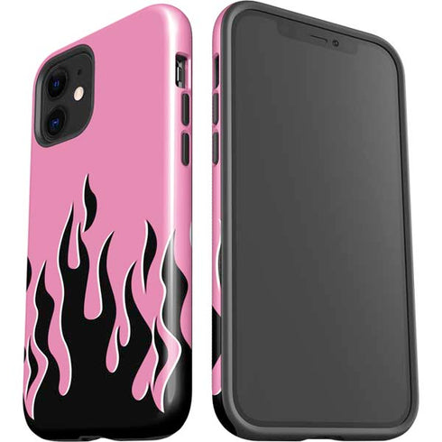 Pink Flames iPhone 12 Impact Case