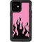 Pink Flames iPhone 12 Mini Waterproof Case