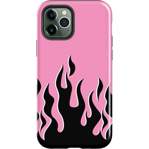 Pink Flames iPhone 12 Pro Impact Case