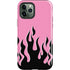 Pink Flames iPhone 12 Pro Impact Case